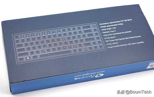 桌面上的海岸线 AKKO 3084SP海洋之星机械键盘开箱体验
