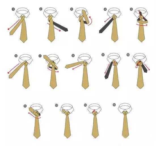 教你打领带12种方式，男生学来自用，女生学来当贤妻良母！