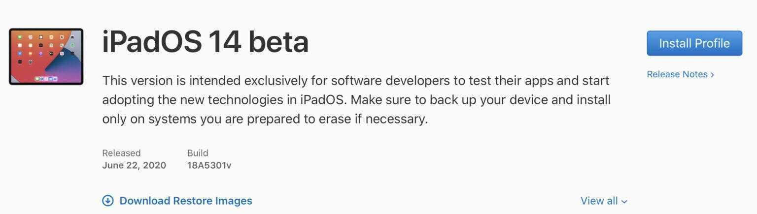 若何在iPad上下载和安装iPadOS 14 最新开发版本？