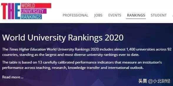 2020年天下大学排名出炉，中国包揽亚洲前两名（附125所榜单）